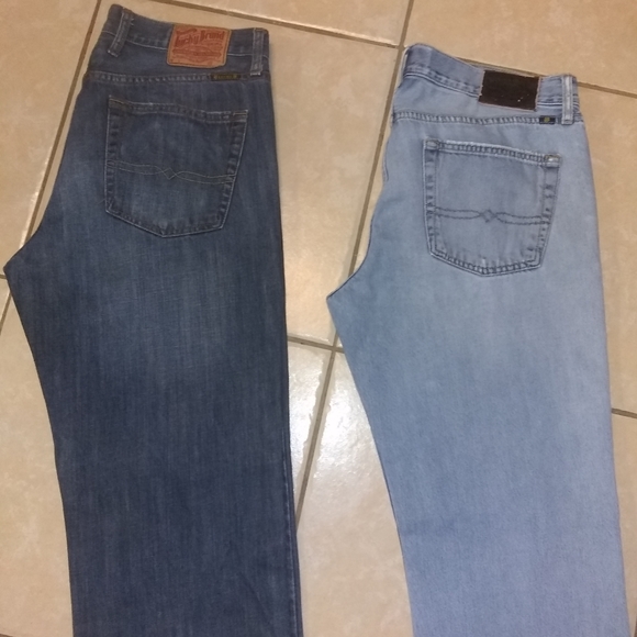 2 Lucky brand Jeans size 34 men's $60 - Picture 5 of 7
